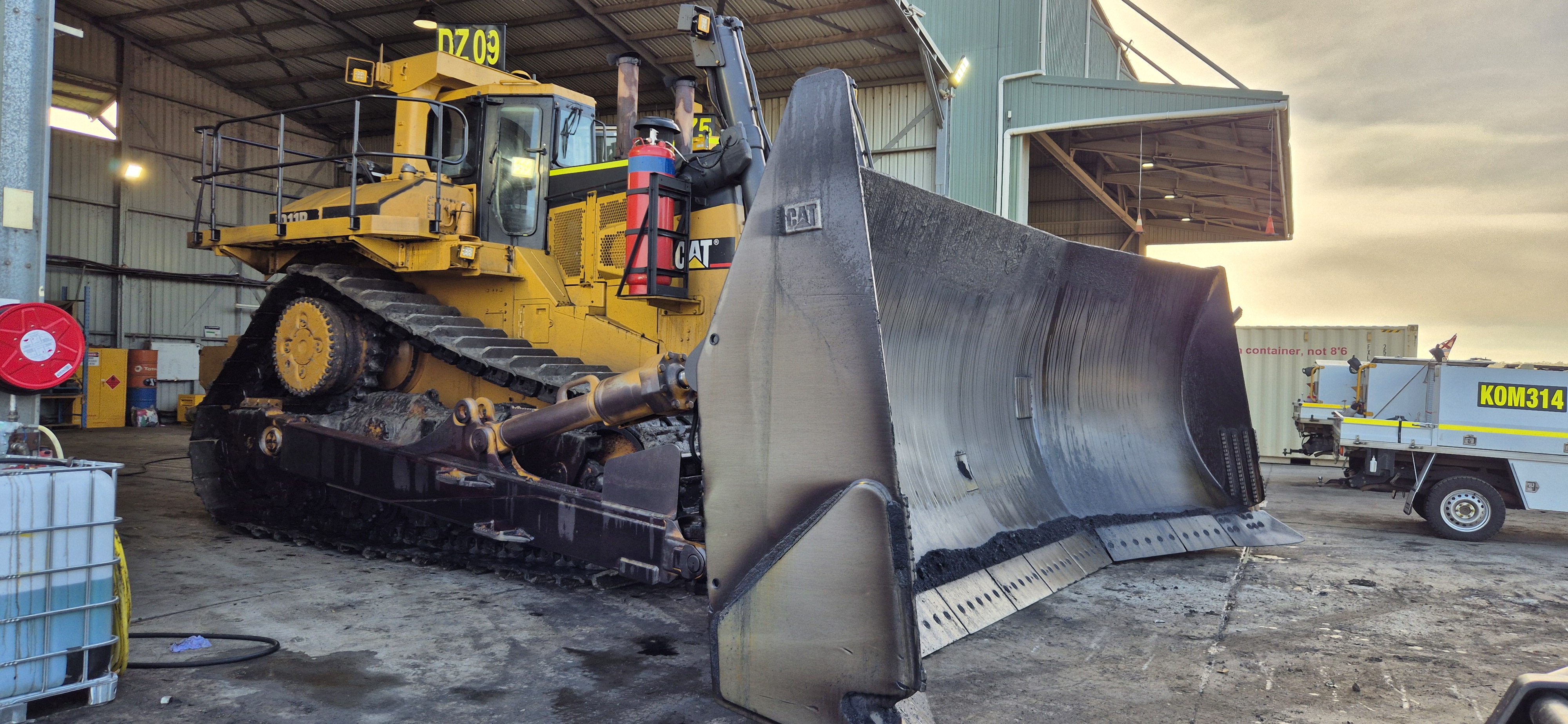 Skilled labour supporting heavy equipment maintenance